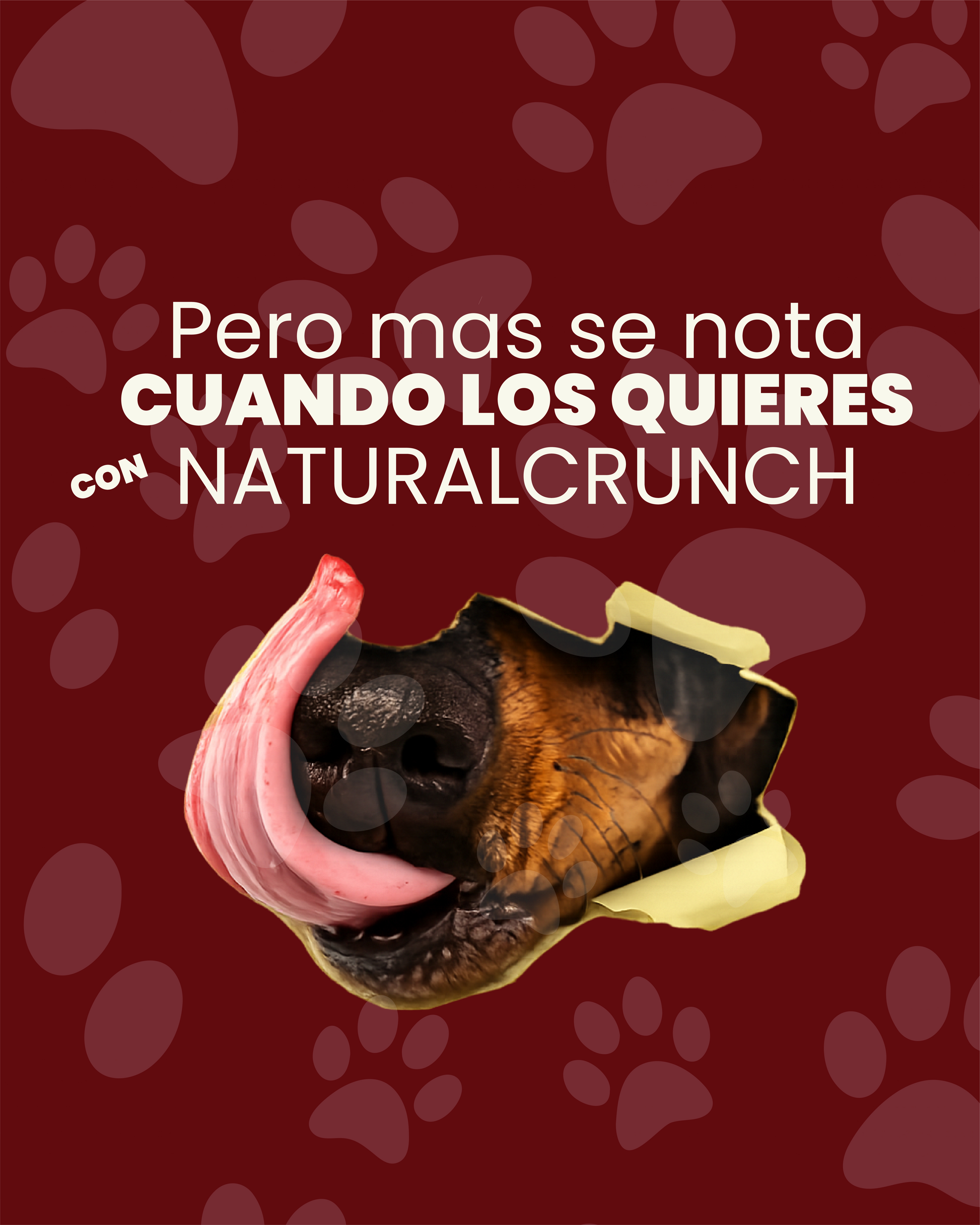 Pero más se nota cuando los quieres con Natural Crunch