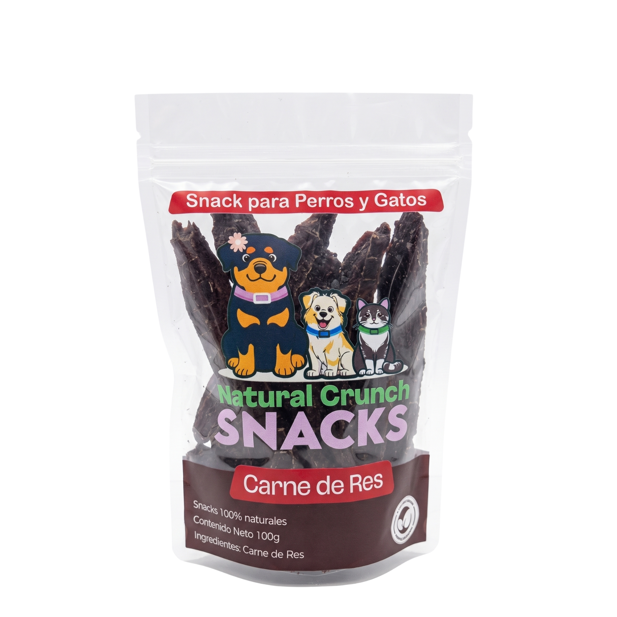 Carne de Res Natural Crunch 100g